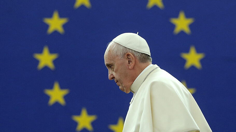 Past Franziskus besucht das EU-Parlament