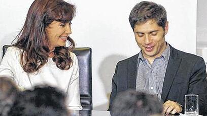 Argentiniens Staatspräsidentin Cristina Kirchner und ihr Wirtschaftsminister Axel Kicillof