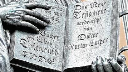 Denkmal  Martin Luther in Wittenberg
