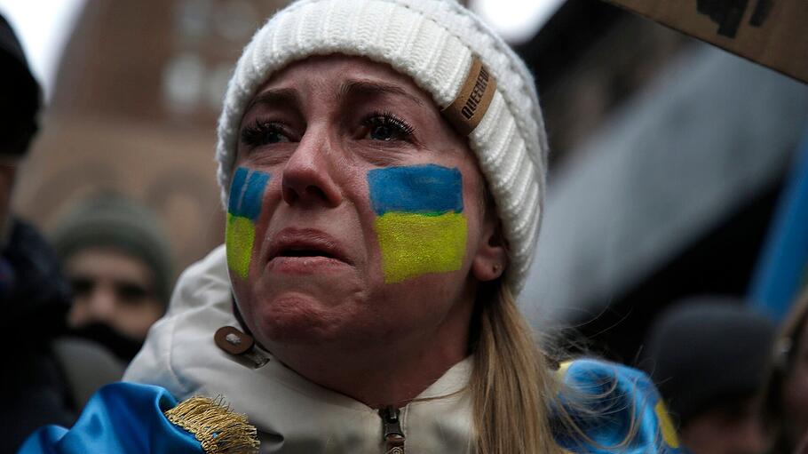 Ukraine-Unterstützer in Manhattan