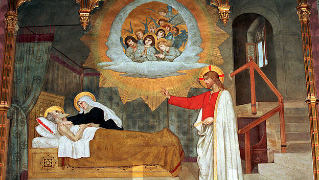 Engel beim Tod des heiligen Josef