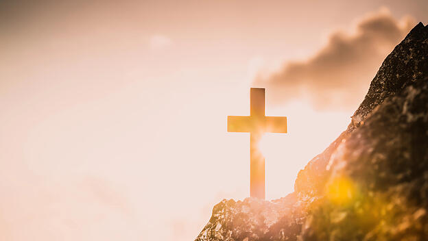 Kreuz, Licht, Berg