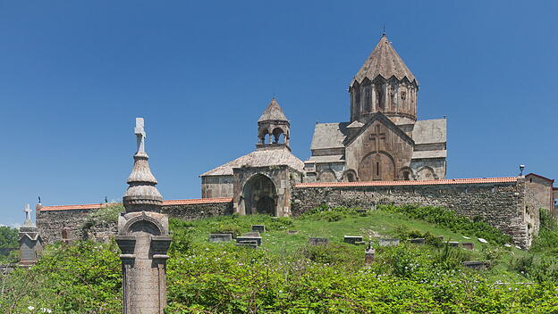 Das armenisch-apostolische Kloster Gandzasar in Berg-Karabach