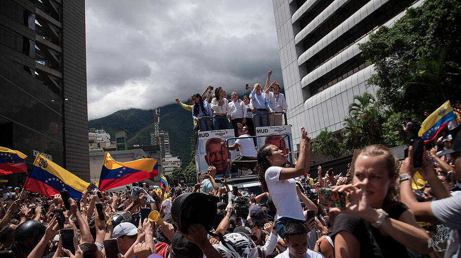 Proteste in Caracas