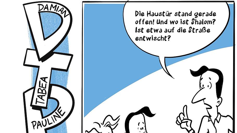 Die Suche - DTP Cartoon