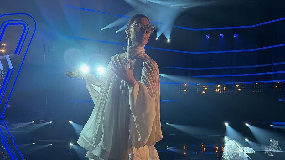 Die blinde Sängerin Bernarda Brunovic im Studio von „The Voice"