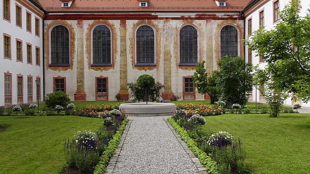 Innenhof Kloster Beuerberg bei Wolfratshausen