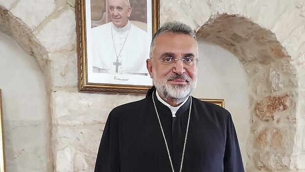 Der maronitische Erzbischof von Tripoli, Joseph Soueif