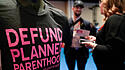 Die "Students for Life" protestieren gegen die Abtreibungsorganisation "Planned Parenthood"