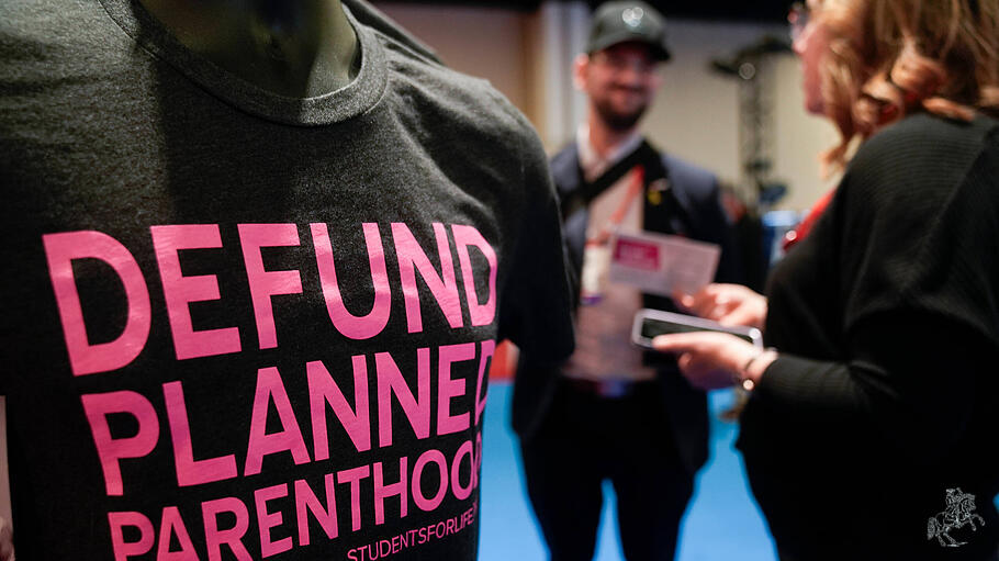 Die "Students for Life" protestieren gegen die Abtreibungsorganisation "Planned Parenthood"