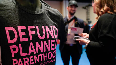 Die "Students for Life" protestieren gegen die Abtreibungsorganisation "Planned Parenthood"