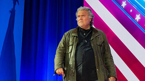Steve Bannon bei seinem Auftritt im Februar bei der CPAC-Konferenz