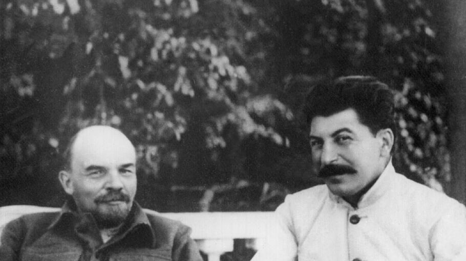 Staatsgründer Wladimir Iljitsch Lenin und sein Nachfolger Josef Stalin