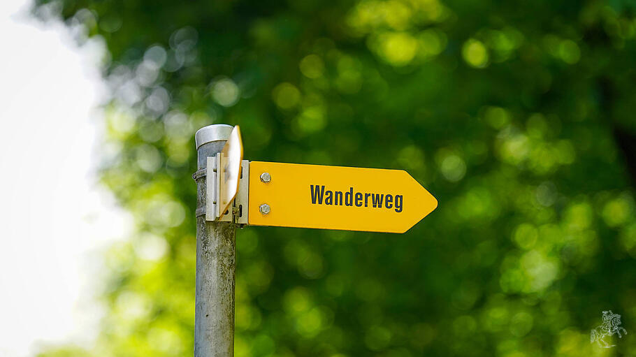 Schild Wanderweg