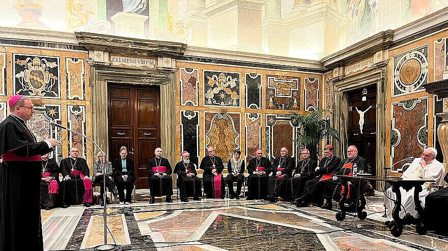Beim Ad Limina Besuch der deutschen Bischöfe in Rom