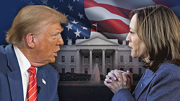 Kampf um das Weiße Haus: Donald Trump gegen Kamala Harris