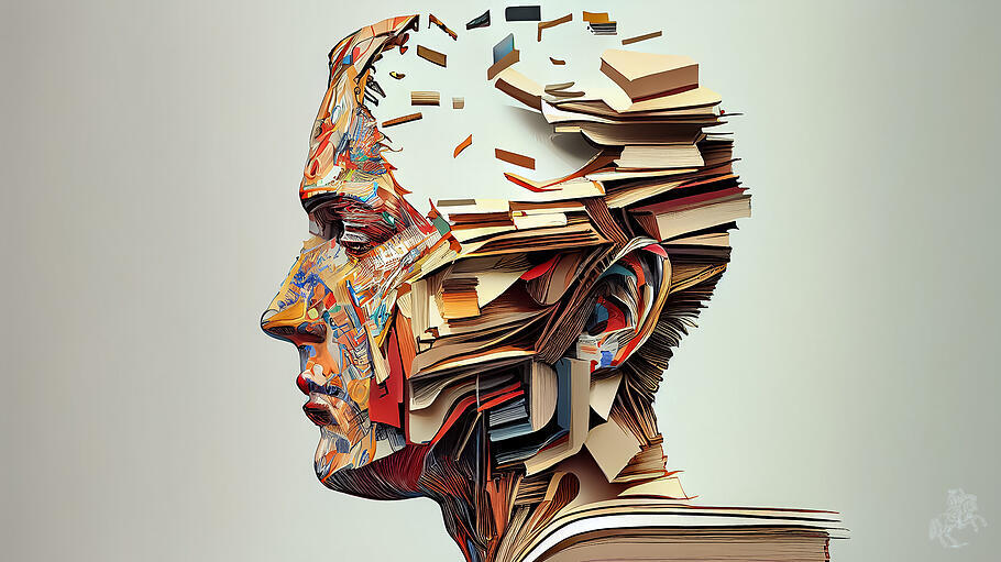 Bücherkopf