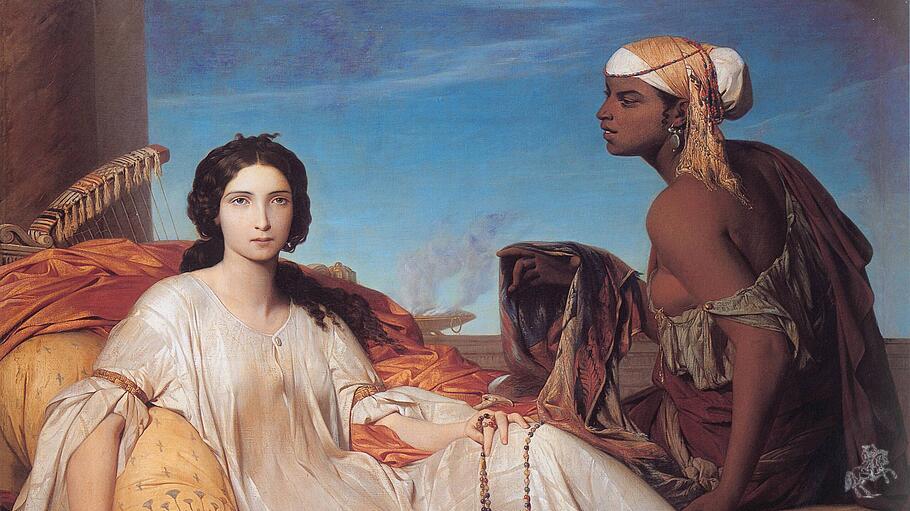 Die Figur der Esther wurde im 19. Jahrhundert zu einer wichtigen Figur, als sich die gesellschaftliche Rolle der Frau zunehmend auch nach au&szlig;en &ouml;ffnete; Gem&auml;lde von Leon Benouville.