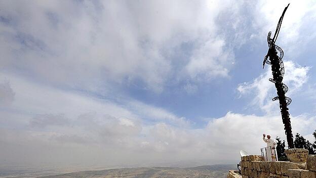 Papst in Jordanien - Besuch auf Berg Nebo