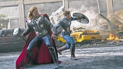 Filmszene aus „Marvel's The Avengers“