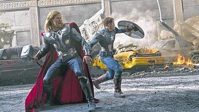 Filmszene aus „Marvel's The Avengers“