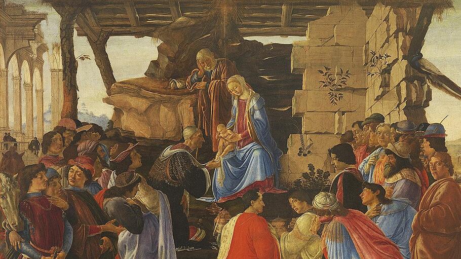 Anbetung des Kindes durch die Heiligen Drei Könige, Sandro Botticelli