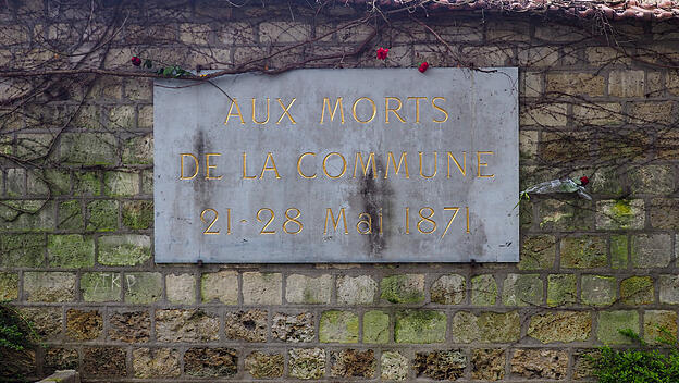 Gedenken an die Opfer der Pariser Commune