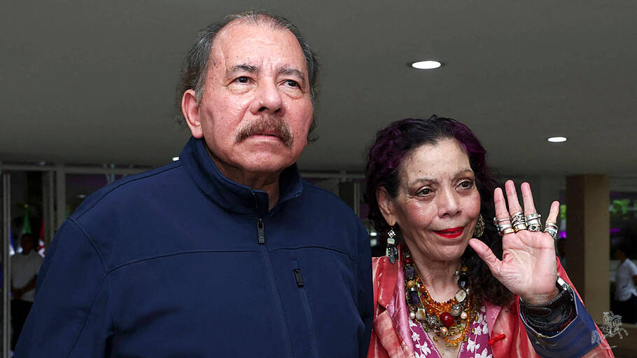 Daniel Ortega  und Rosario Murillo