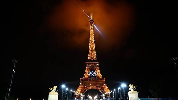 Paris 2024 Olympic Games, Olympische Spiele, Olympia, OS - 26/07/2024 PARIS, FRANCE - JULY 26 : Illustration picture Eif