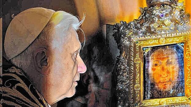 Papst Benedikt XVI. in Manoppello