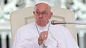 Papst Franziskus bei der Generalaudienz