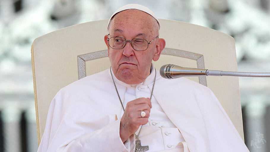 Papst Franziskus bei der Generalaudienz