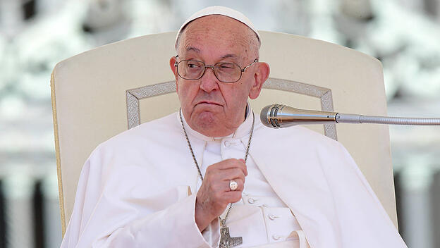 Papst Franziskus bei der Generalaudienz
