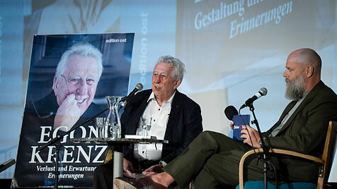 Egon Krenz und Holger Friedrich