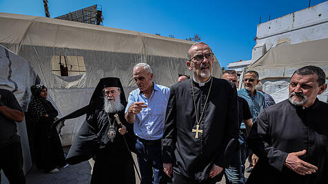 Pizzaballa und Theophilos III besuchen Gaza