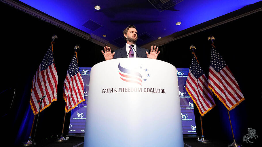 US-Vizepräsident J.D. Vance im Wahlkampf auf der Republican National Convention
