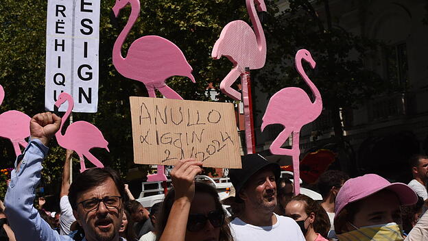 Regierungskritische Proteste in Albanien