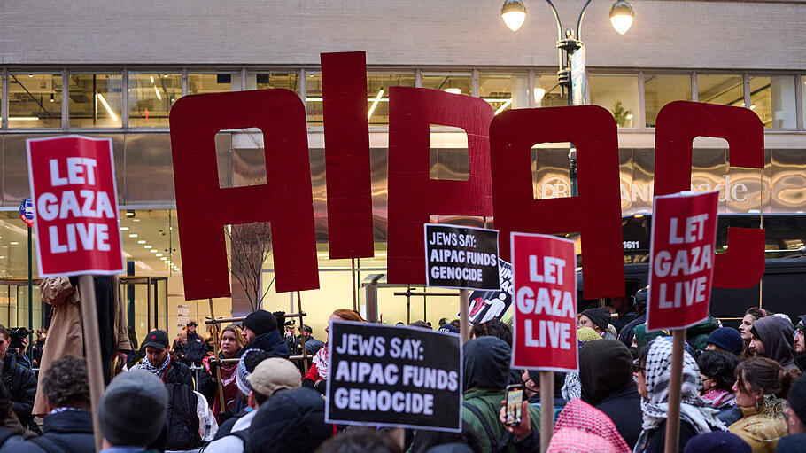 Demonstration in den USA gegen AIPAC