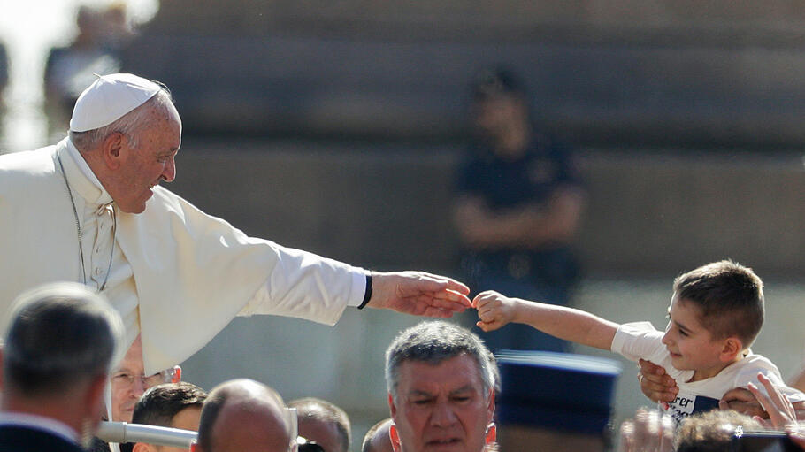 Papst Franziskus bei Generalaudienz