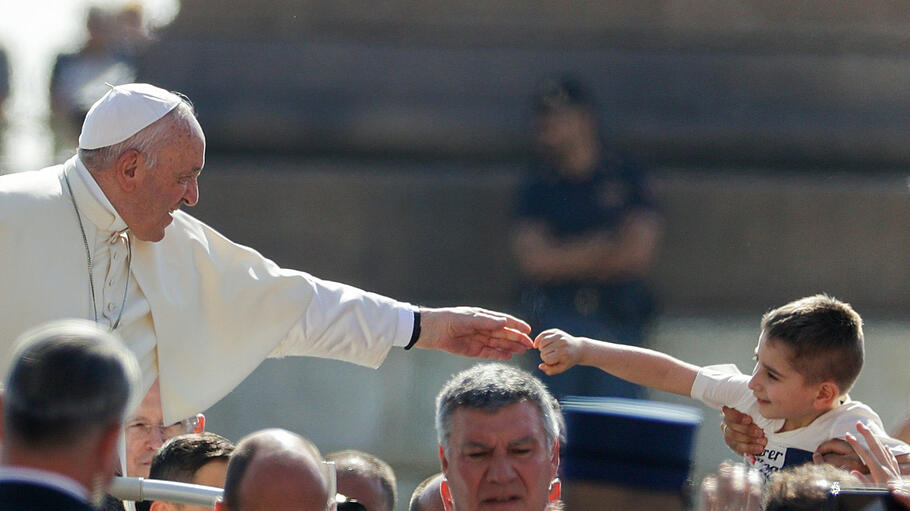Papst Franziskus bei Generalaudienz