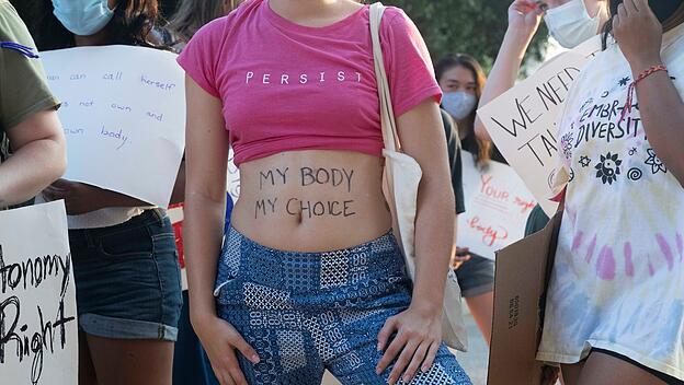 Abtreibungsaktivistin
