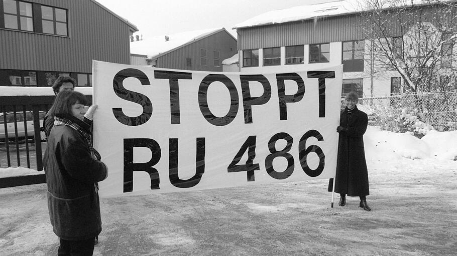 Demonstration gegen Abtreibungspille Mifegyne