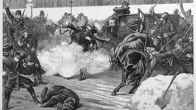 Anschlag auf  Zar Alexander II. am 13. März 1881