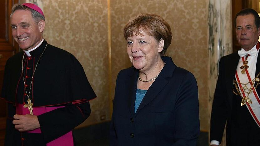 Angela Merkel in the Vatican