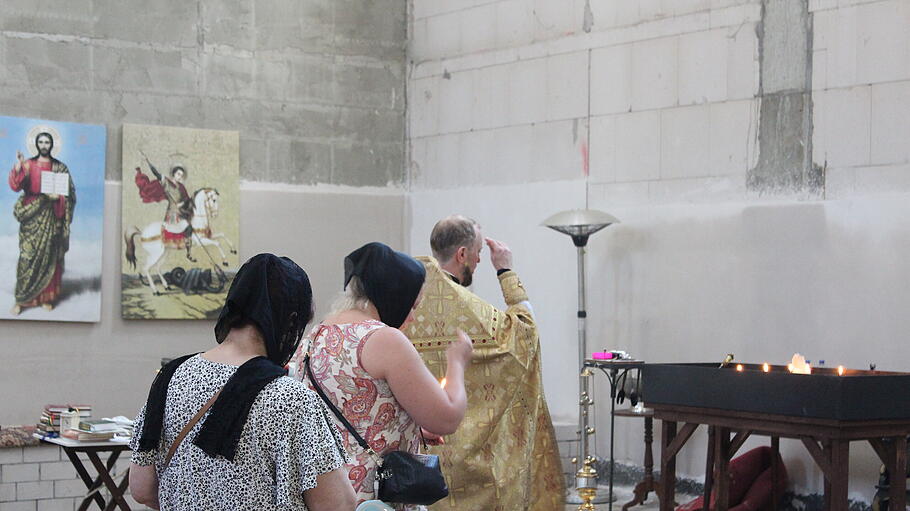 Heilige Messe im Kloster St. Georg