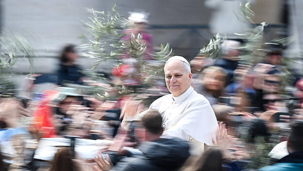 Papst Leo XIV. am Palmsonntag