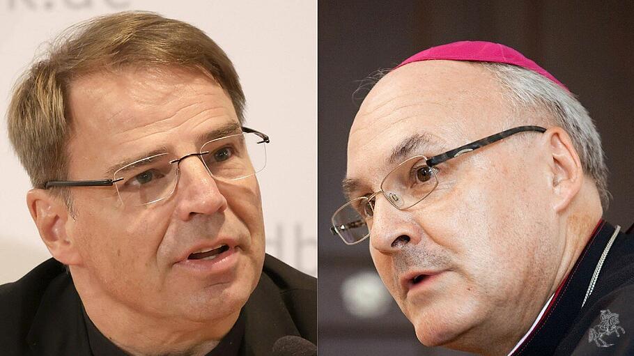 Die Bischöfe Stefan Oster (Passau) und Rudolf Voderholzer (Regensburg)