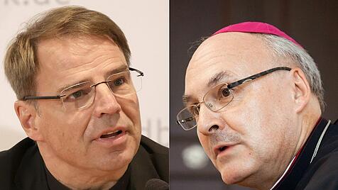 Die Bischöfe Stefan Oster (Passau) und Rudolf Voderholzer (Regensburg)
