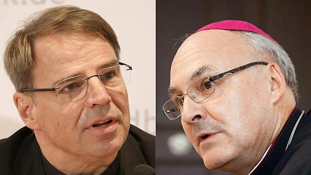 Die Bischöfe Stefan Oster (Passau) und Rudolf Voderholzer (Regensburg)