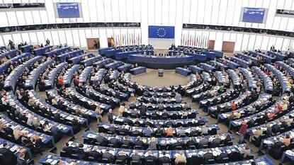 EU-Parlament während einer Sitzung